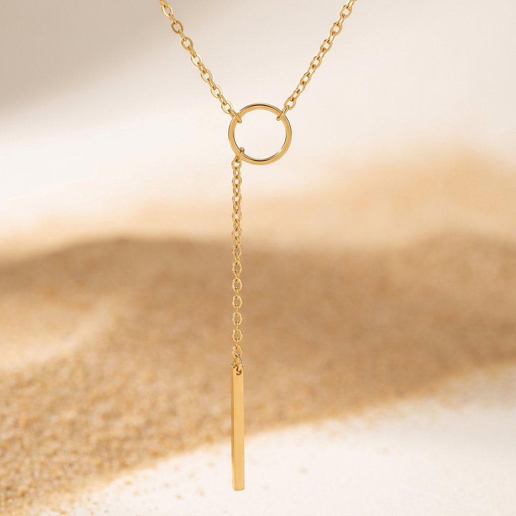 Necklace detail close-up